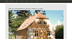 Desktop Screenshot of danskejernbaner.dk