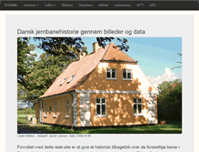 Tablet Screenshot of danskejernbaner.dk